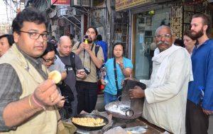 food tour in Delhi with local guide showing safe street food experience for travelers