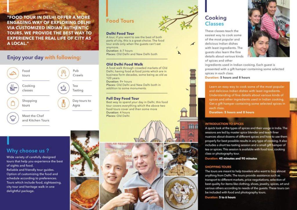 BROCHURE Food Tour In Delhi – Side 2